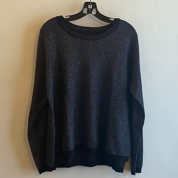 Scotch & Soda Black Metallic Sweater - Picture 1 of 5